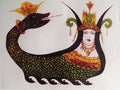 Shahmeran Serpent Queen Pendant