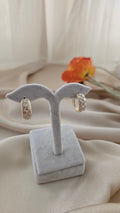 Aurora Baguette Huggie Hoops