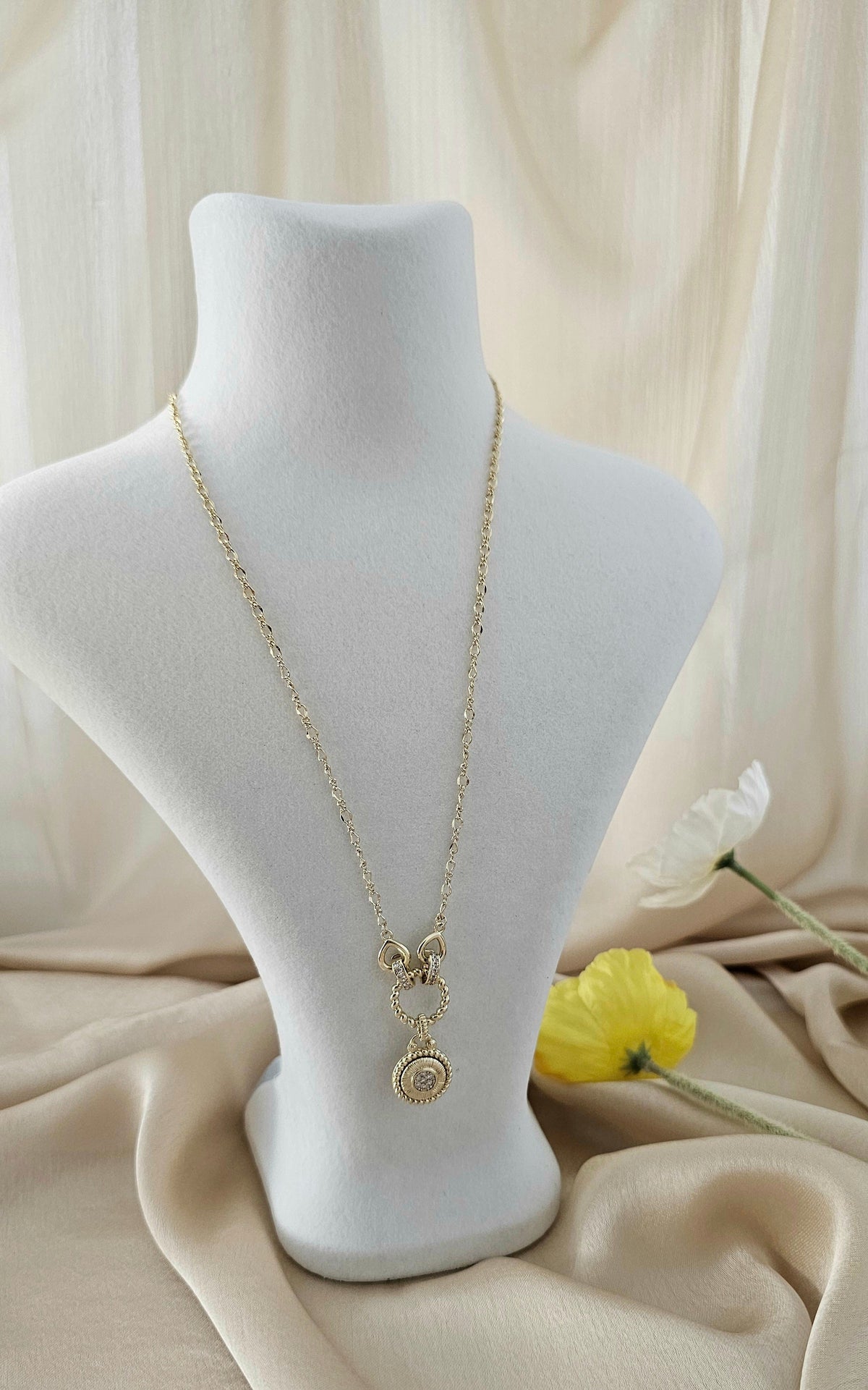 Sofia Vintage Medallion Necklace