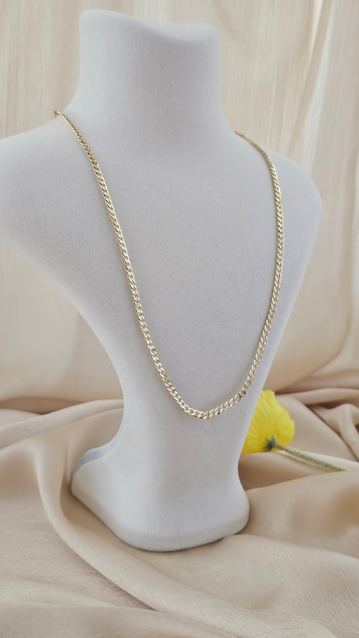 Everyday Flat Curb Chain Necklace