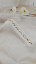 Stella White Enamel Star Bracelet