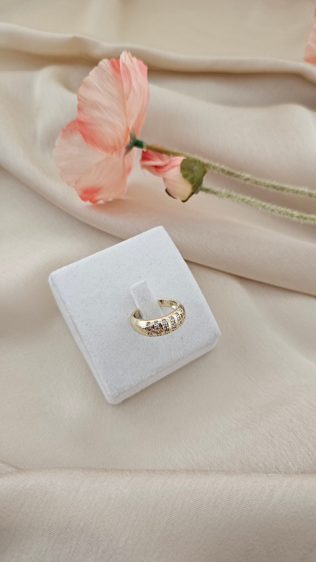 Riviera Striped Dome Ring