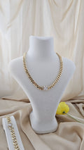 Single Stone Gourmet Chain Necklace